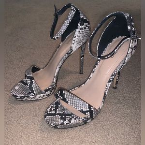 ALDO VARALITH SNAKE PRINT HIGH HEELS